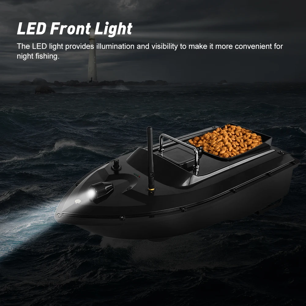 Bait Boat 500M Wireless Remote Control Fishing Bait Boat Fishing Feeder Ship Fishing Equipment 1.5KG Load Carp Initiator Boats