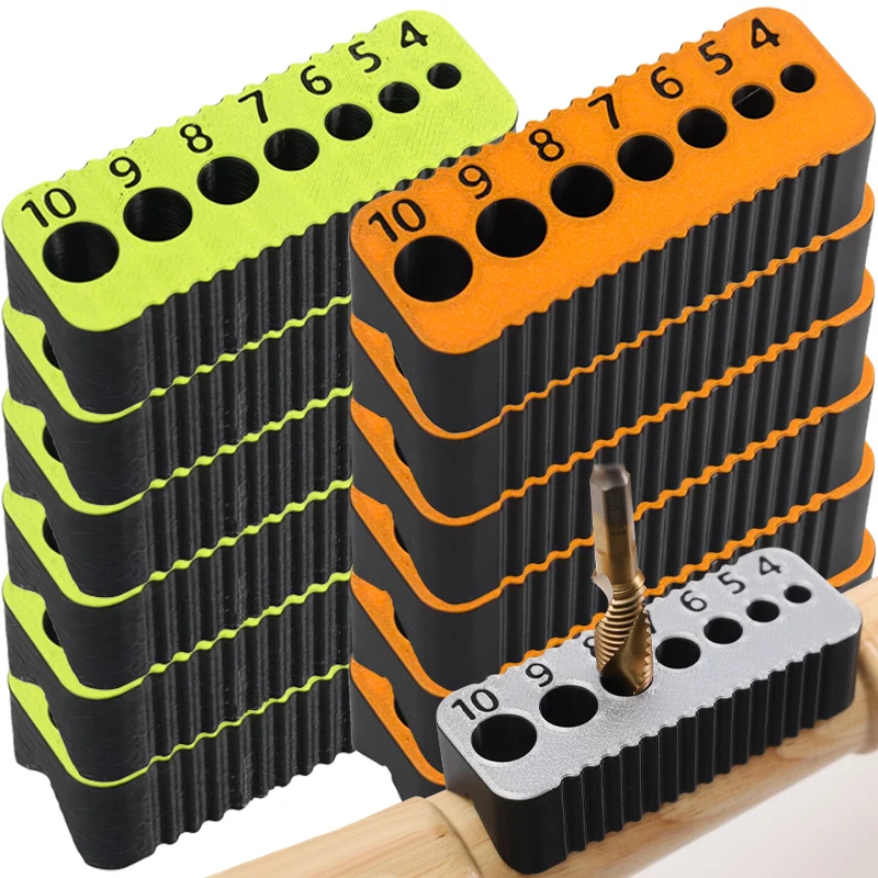 

Drilling Guide Locator 4mm 5mm 6mm 7mm 8mm 9mm 10mm for Round Rod and Plane Right Angle Punching Holes Woodworking Guide Tools