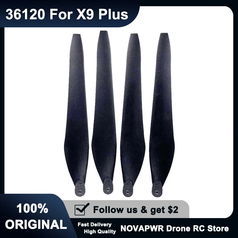 

Hobbywing 36120 Carbon Fiber Drone Propellers Folding Blades for X9 PLUS MAX Agricultural Drones