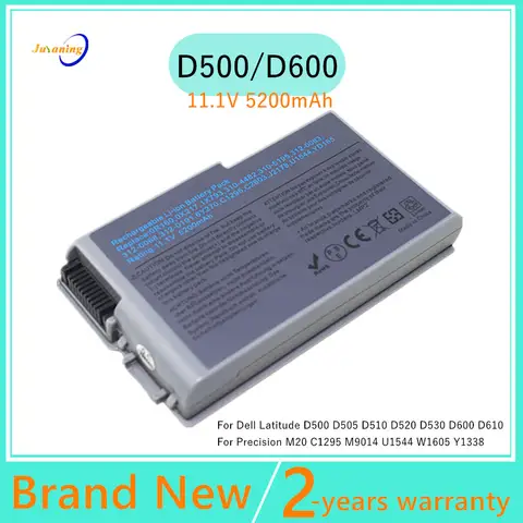 New Laptop Battery For Dell Latitude D500 D505 D510 D520 D600 D610 BAT1194 C1295 G2053A01 J2178 U1544 W1605 YD165 Gift