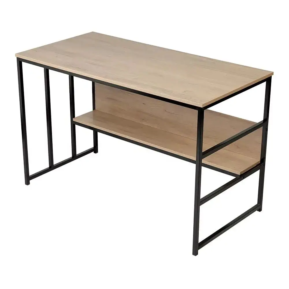 Wooden Office Study Desk with Shelf