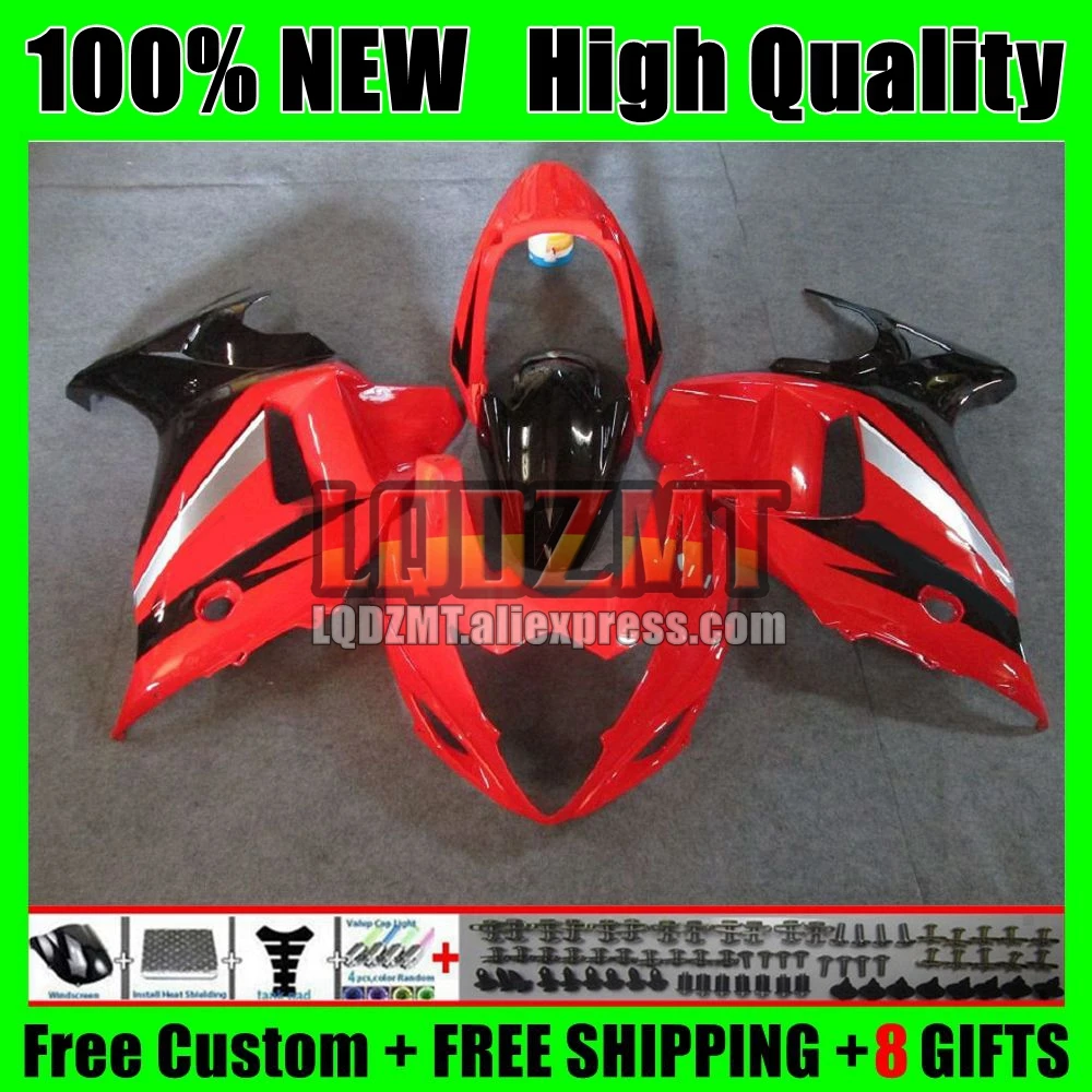 Body For SUZUKI KATANA GSXF 650 GSX650F Light red 08 09 10 11 2012 2013 2014 21No.13 GSXF650 2008 2009 2011 12 13 14 Fairing