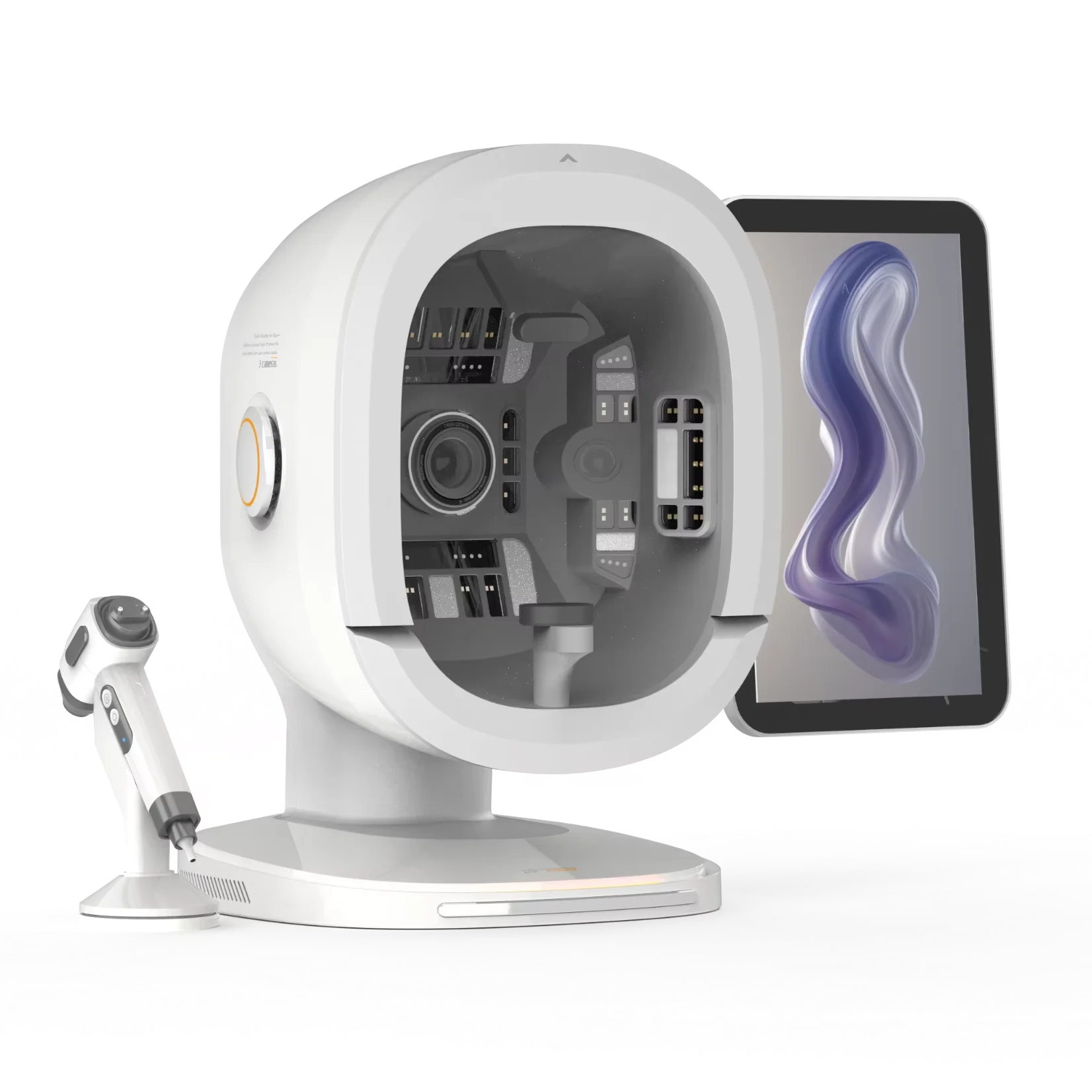 AI Handheld Skin Analyzer 3D Facial Skin Analysis Machine 8 Spectrum Imaging Professional Skin Tester for Beauty Salon