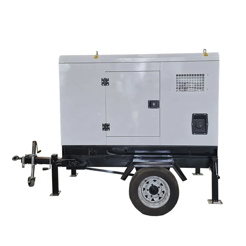 30kva silent trailer Diesel generator for sale 380V/220V electric generator with factory price