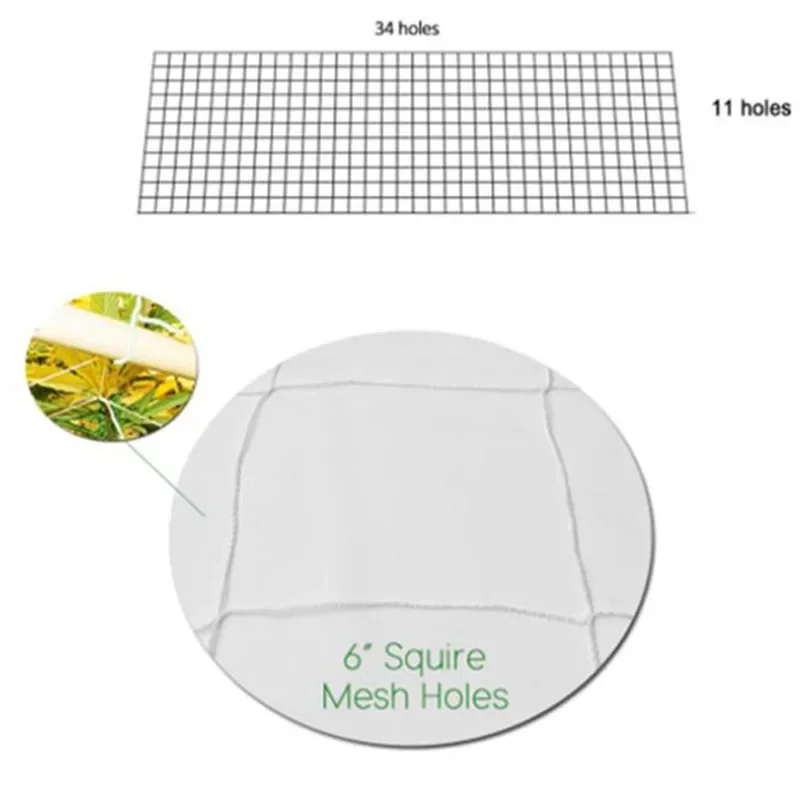 Plant Trellis Netting Heavy-Duty Polyester Garden Accessories