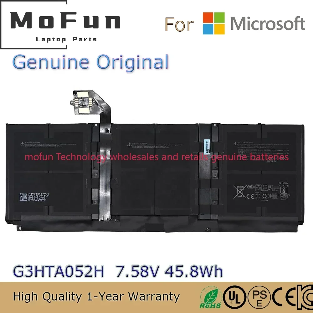 

2025 New Original G3HTA052H 7.58V 45.8Wh Notebook Battery for Microsoft Surface 3 13.5 15Inch 1872 DYNT02