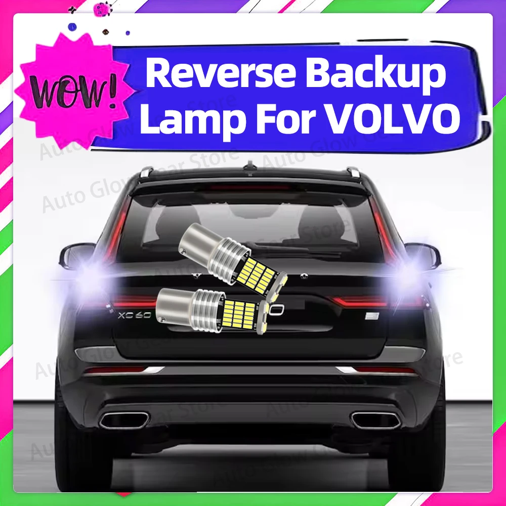

2Pcs 2x LED Reverse Light Ba15s 1156 P21W Backup Lamp Bulbs Canbus For Volvo XC60 XC70 XC90 C30 C70 S40 S60 S80 V40 V60 V70
