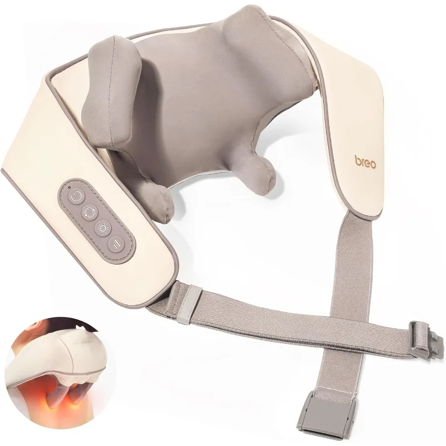 

N5 Mini Neck Massager with Heat Electric Massager for Neck and Shoulder Relief Deep Tissue Massage at Home for Muscle Relaxatio