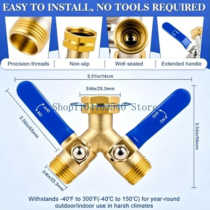 Picture 7: 02DC 2 Way Hose Connector with High Flows Capacity & Durability for Watering Systems