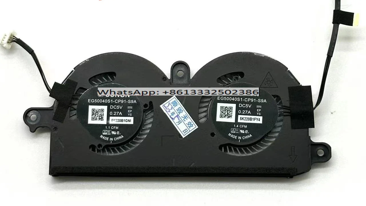 

XPS 13 9370 9380 Cooling Fan 0PNWJR DFS350705P00T FM18 980WH AT200C0010C0