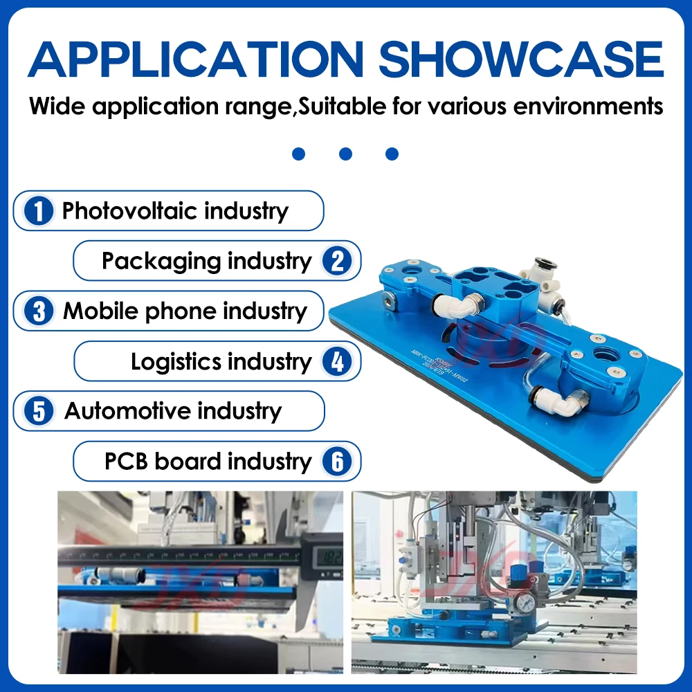 JXD Bernoulli Reverse Blowing Combined Suction for Non-Marking Handling of Photovoltaic Cell Fragments
