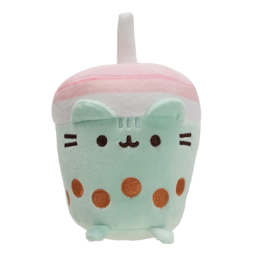 ใหม่ Pusheen Kawaii Cat ตุ๊กตาตุ๊กตาอะนิเมะตุ๊กตาสัตว์ของเล่นน่ารักห้องนอนตกแต่งรถบ้านอุปกรณ์เสริมเด็กของขวัญเด็กผู้หญิง