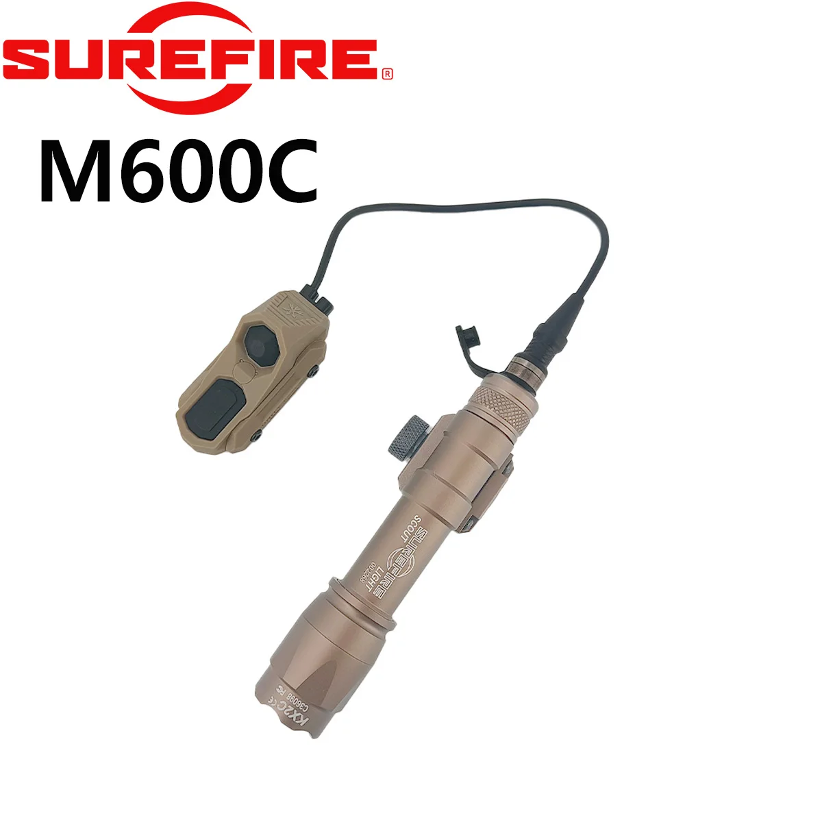 Surefire M600 M600C M300 Taktische Taschenlampe für AR15 Gewehr Airsoft Jagd Aisoft Gewehr Scout Light Axon Dual-Funktionsschalter
