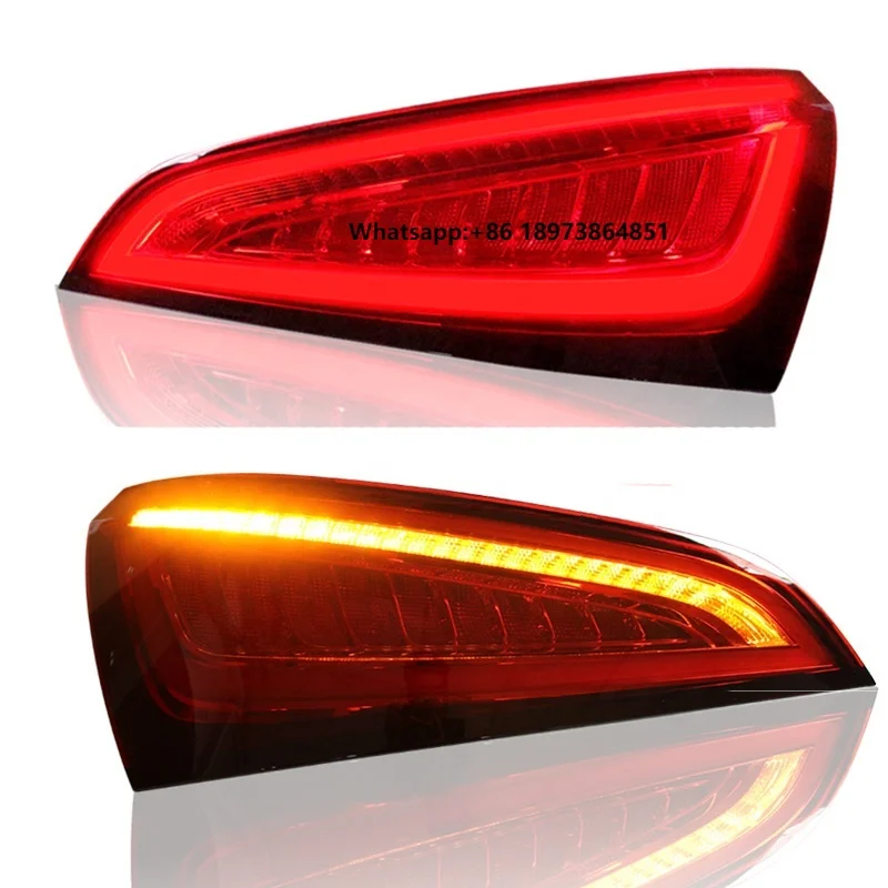 

LED Rear Light Taillight Sequential Light Assembly Hit for Q5 2010-2012 Year Back Lamp
