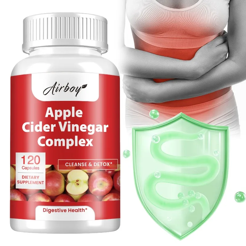 

Капсулы с уксусом Apple Cider — средство для контроля веса, детокс, снимает кровирование и запоры, продукты для похудения