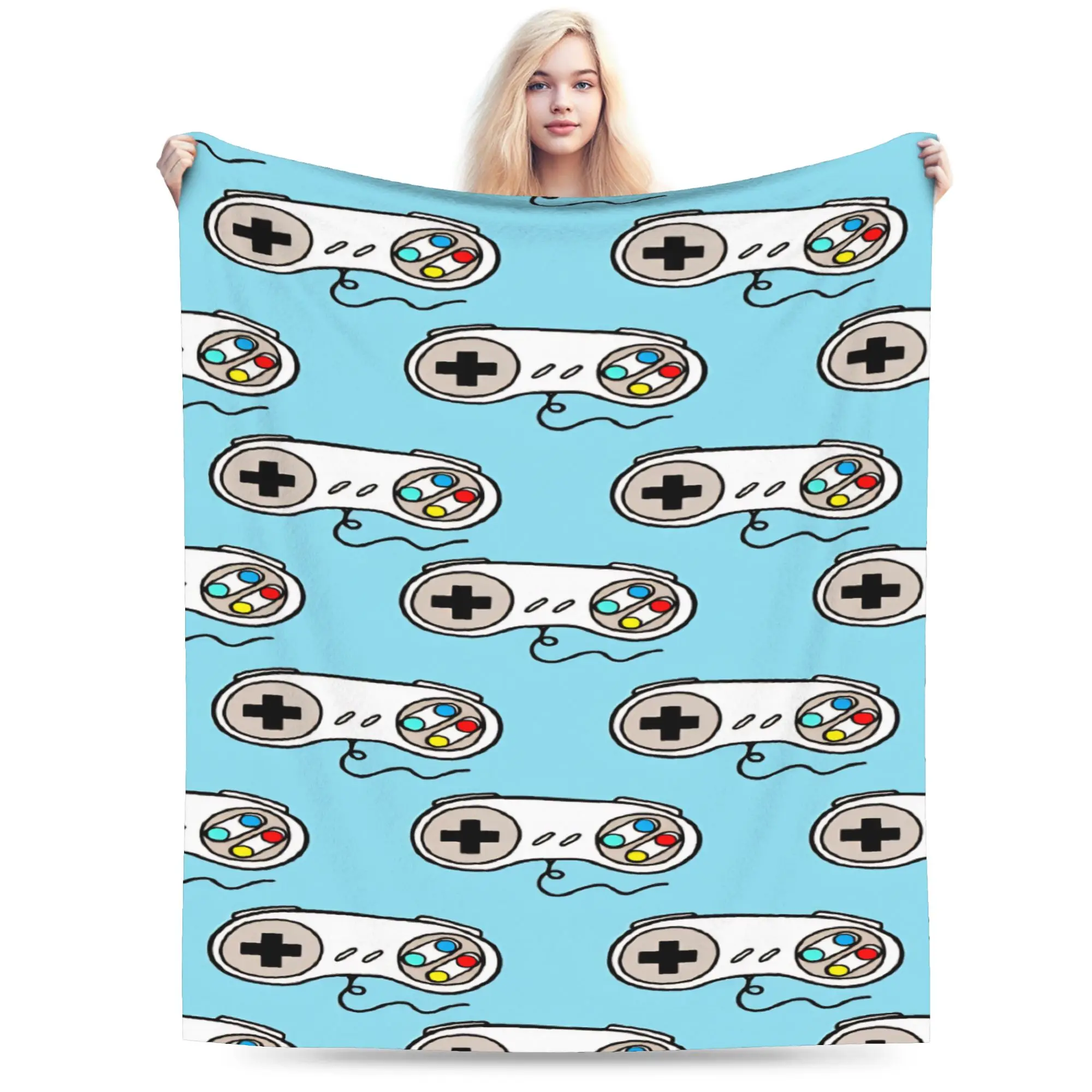 The Evolution of Video Game Blankets  Warm Street Trend Plush Bedding Throws For Child Couch Bed Flannel Bedspread Bed Cover