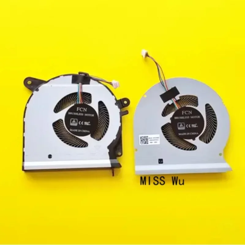 Laptop cpu gpu cooling fan cooler radiator For Asus ROG Strix GL503VS GL503VM 12 V DFS2013126Q0T FK07 DFS2013126R0T FK06