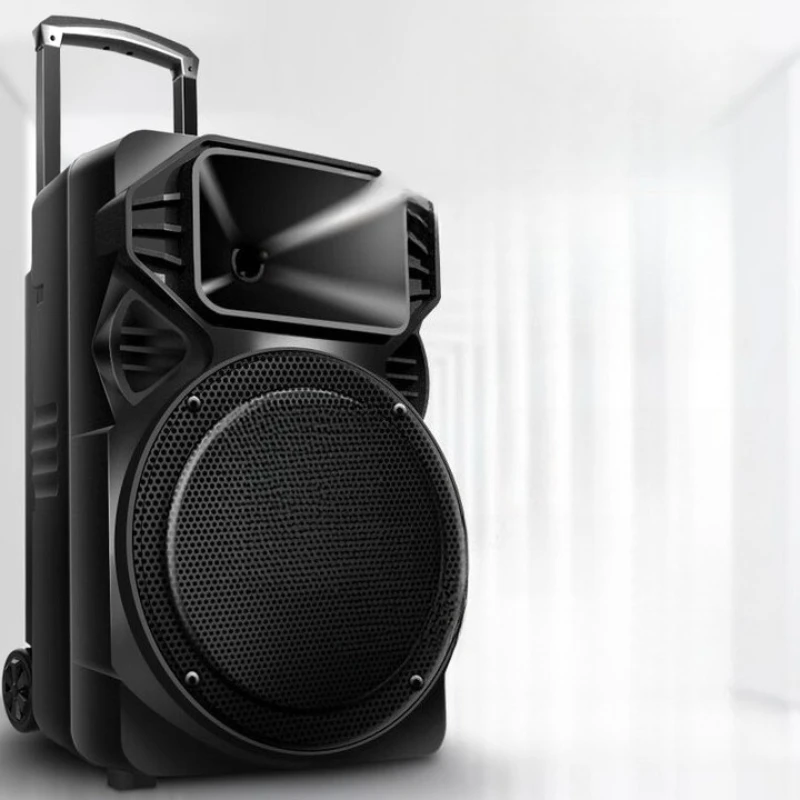 

Square Dance Audio Outdoor Karaoke Subwoofer Bluetooth Audio Portable Mobile Stage Tie Rod Speaker High Power Amplifier