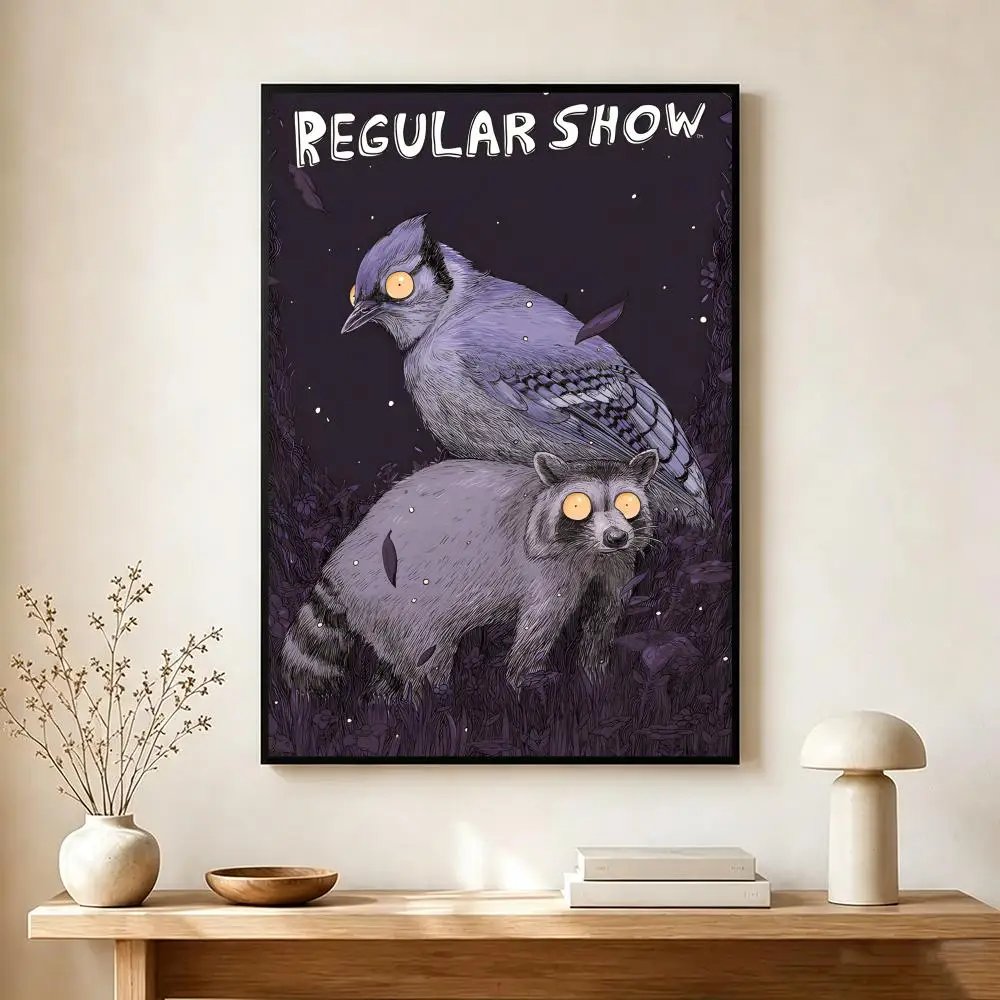 absurd cartoon R-Regular Show The Movie Poster Modern Home Decoration Interior Design & Contemporary Wall Art Collection
