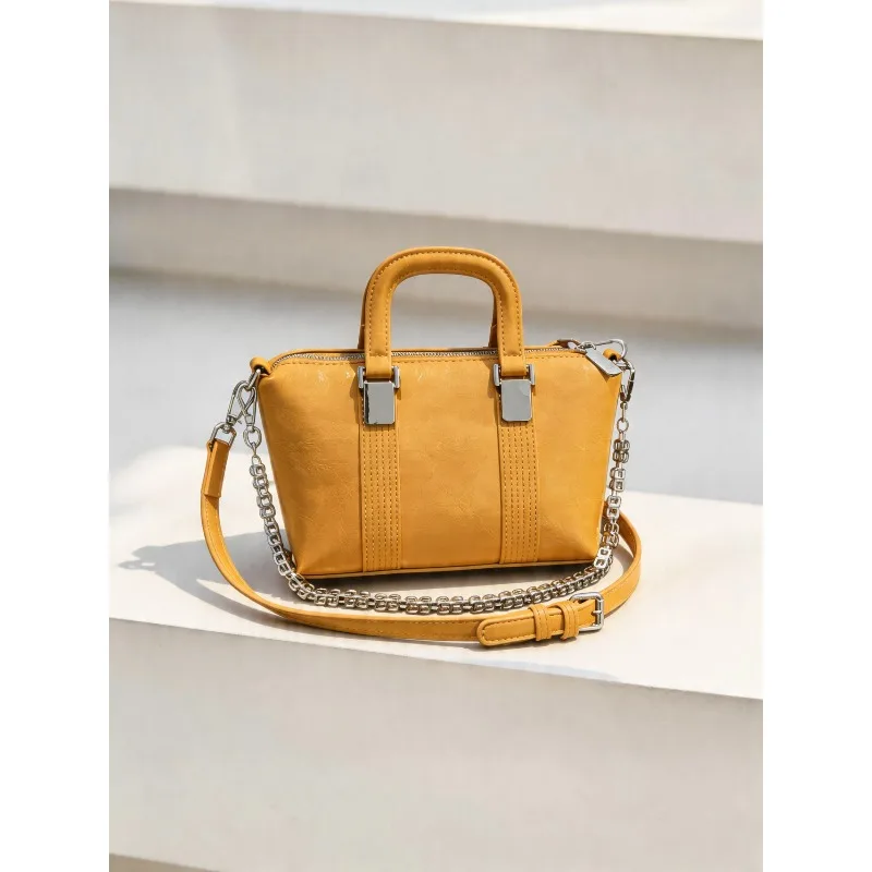 Minimalist Vintage Diaper Bag For Women Luxury Leather Tote Elegant Designer Paris Inspired Large Capacity