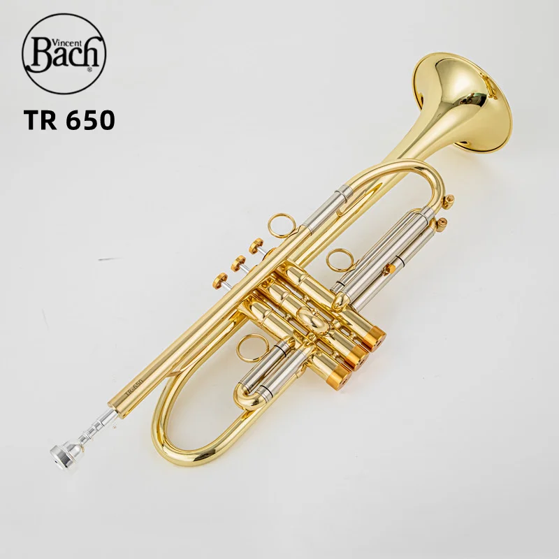 Trumpeter Vincent Bach Bb Trumpet Instrument Heavy-duty Professional