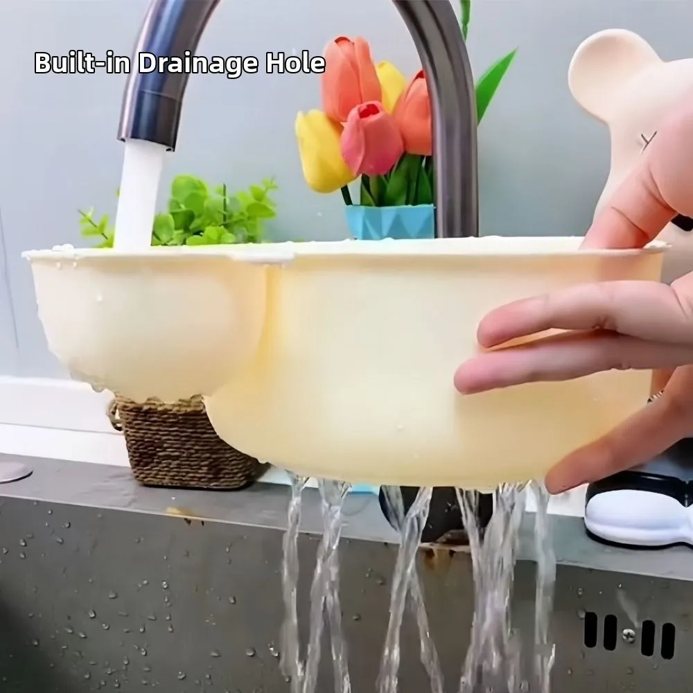 

Snail Shape Fruit Drainer Basket Creative Reusable Fruit Storage Basket Food-Grade Automatic Rotation Clean