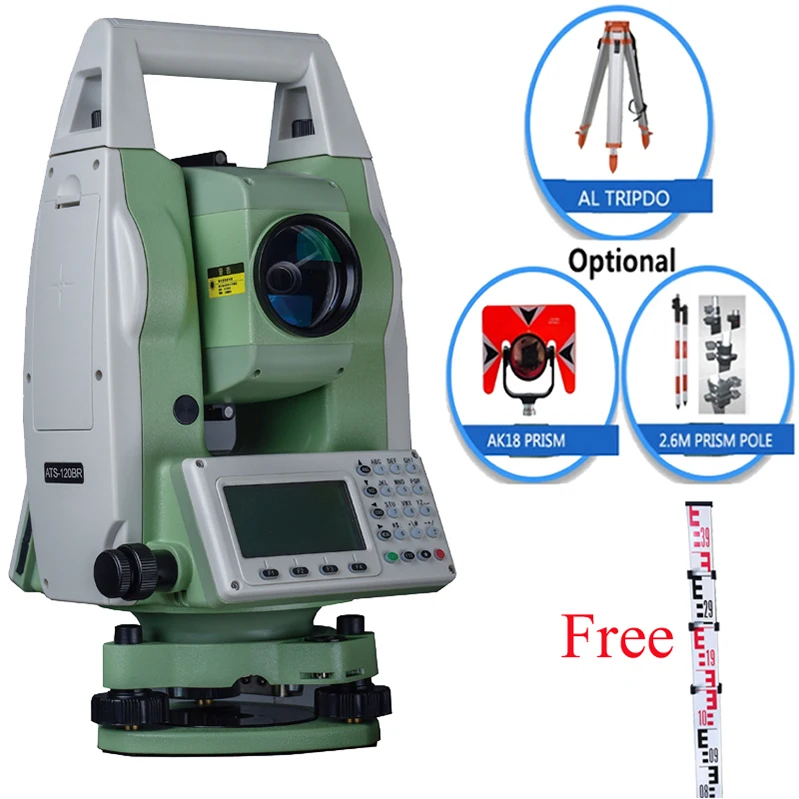 

Hot Sale Complete Total Station Set Blue Tooth Supported And Reflectorless 500M Total Station