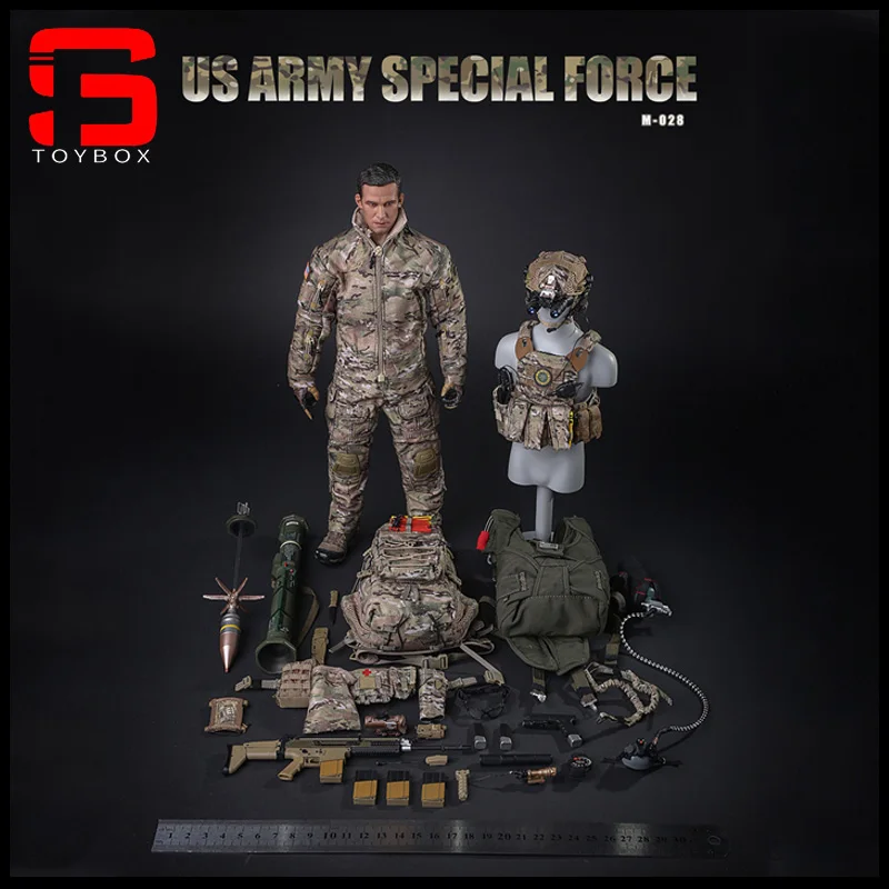 mini times toys M028 1/6 US Army Special Force Soldier Action Figure 12'' Male Soldier Action Figure Full Set Collectible Toy