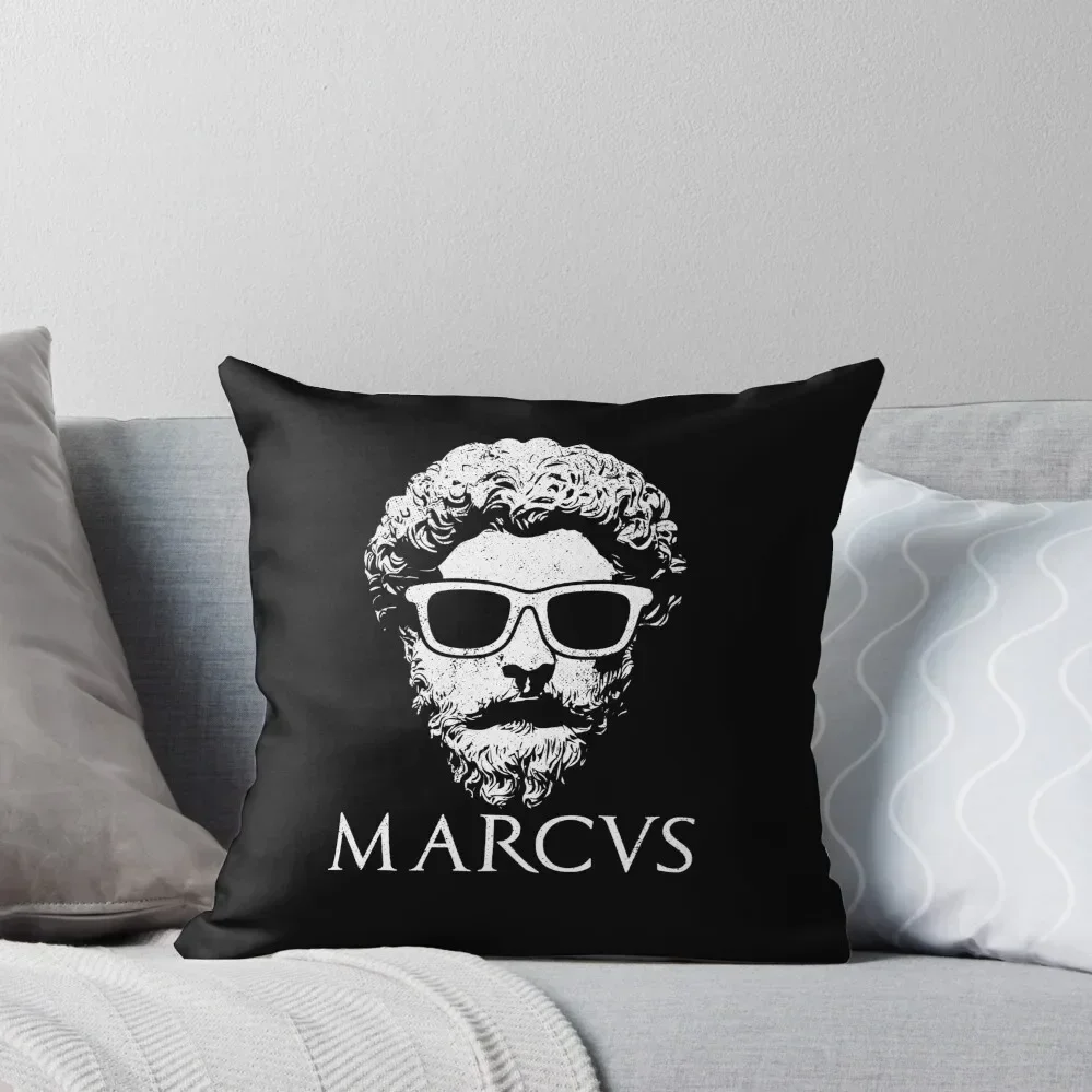 

Stoicism Philosopher King Marcus Aurelius Tshirt Throw Pillow Pillowcase Cushion Cushion Child covers for pillows pillow