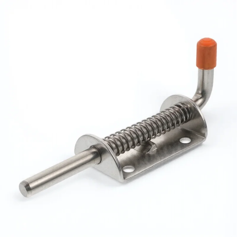 

1pc Stainless Steel Door Bolt Heavy Duty Latch Security Lock Gate Courtyard Fence Anti-Theft Spring Latch Safe Home Door Lock