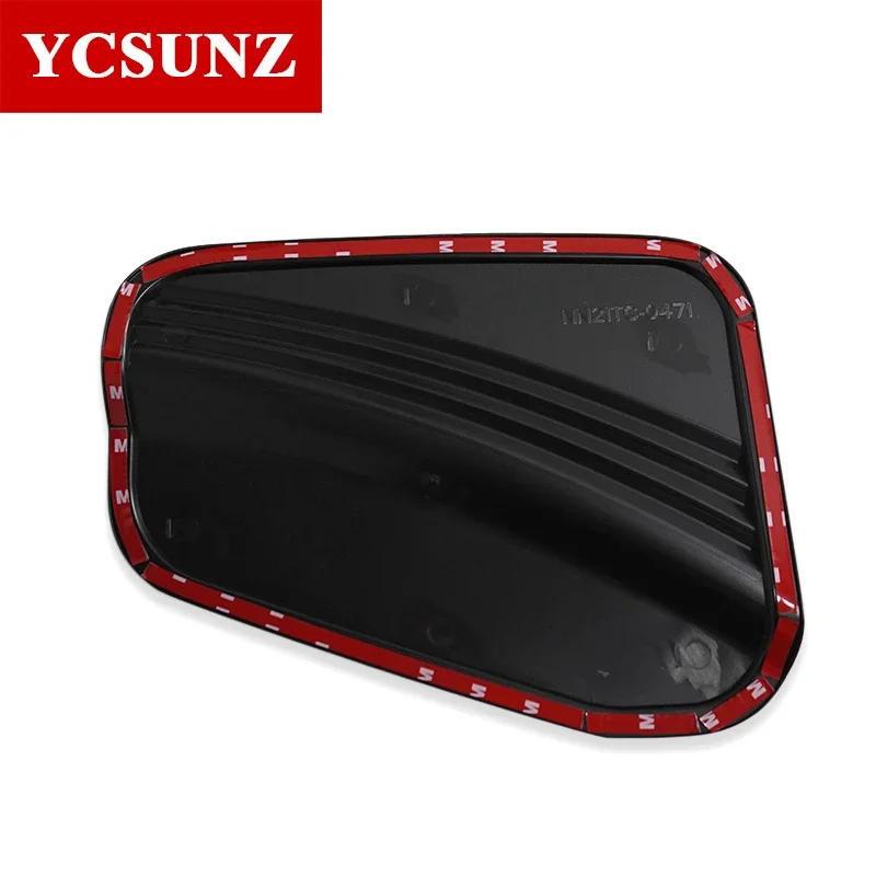 ABS Matte Black Fuel Tank Cover For Nissan Navara Np300 D23 2021 2022 2023 4WD Double Cabin Car Accessories YCSUNZ