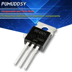 10PCS IRF4905 IRF4905PBF TO-220 MOS FET P channel field effect 74A 55V 200W Triode Transistor IC