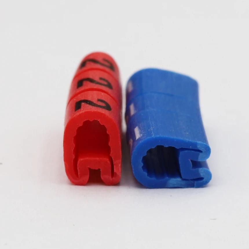 EC-0 EC-1 EC-2 EC-3 1.5/2.5/4/6mm2 0-9 Number Arabic Numeral Flexible Print Sleeve Tube Label Network Wire Labeled Cable Marker
