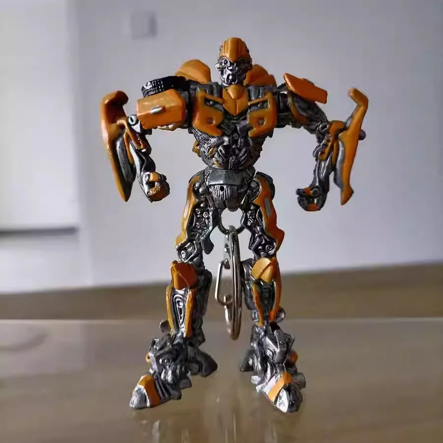 Hasbro Transformers Action Figure Giunti Zaino mobile Ciondolo Optimus Prime Bumblebee per regali per ragazzi Portachiavi con decorazioni per il desktop