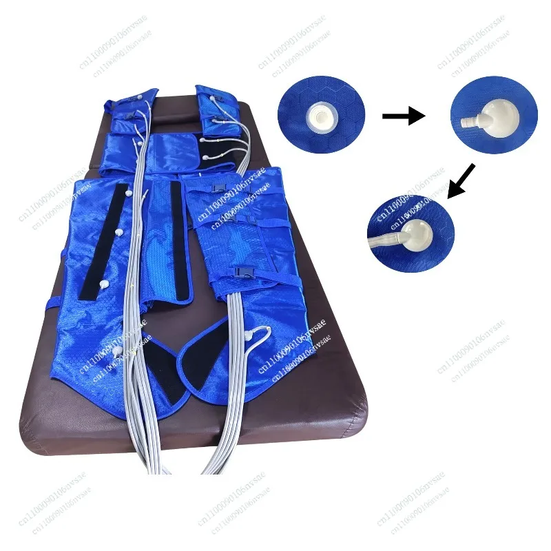 

Vacuum pressotherapy machine with lymphatic proximity, air wave pressure, air compression, waist and body massager, leg muscle r