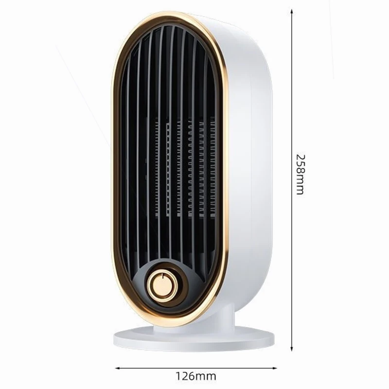 800W Electric Heater Portable Desktop Fan Heater PTC Ceramic Heating Warm Air Blower Home Office Warmer Machine for Winter