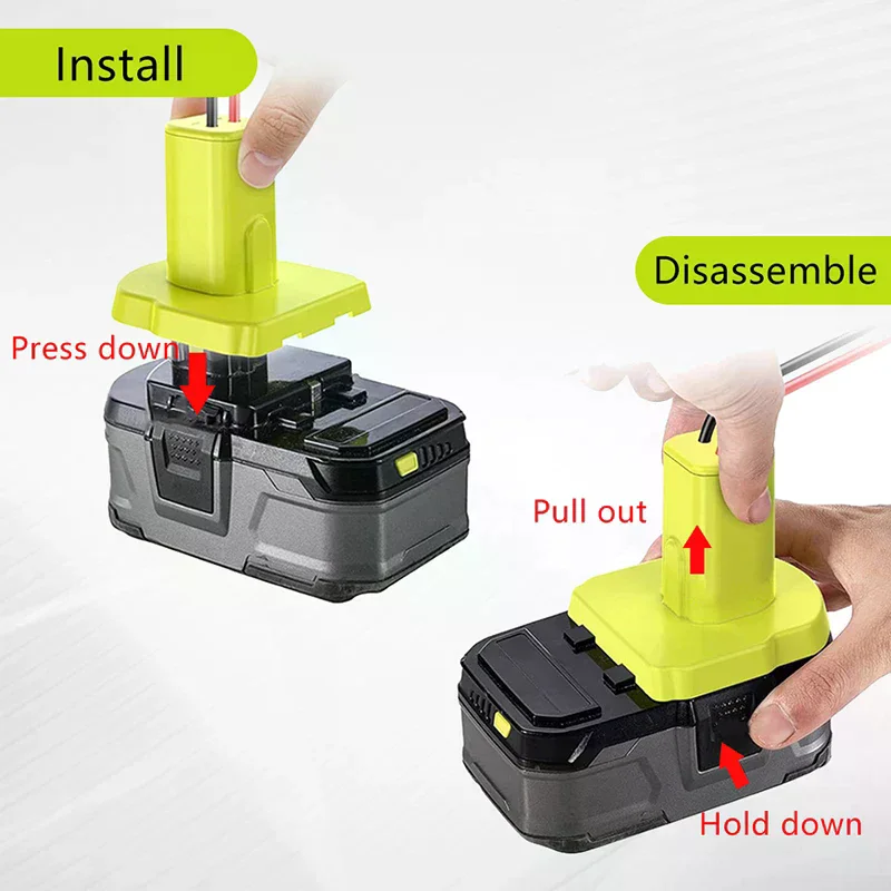 

Адаптер Power Wheels для батареи 18 В с предохранителем, разъем адаптера батареи «сделай сам» для батареи Nimh/Nicd/Li-ion 18 В