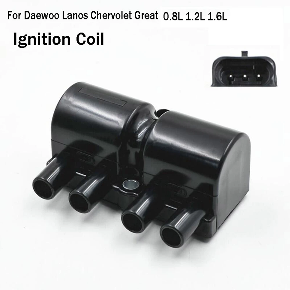 Ignition Coil for Daewoo Lanos Chervolet Great Wall Wuling 0.8L 1.2L 1.6L 19005265 96253555 19005236 UF503