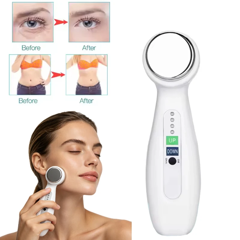 1Mhz Cavitation Ultrasonic Facial Cleaner Body Slimming Spa Skin Tightening Lifting Anti-Acne Wrinkle Removal Massager Beauty