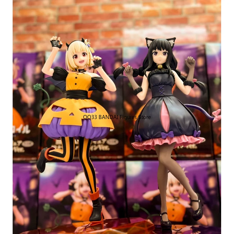 ฟิกเกอร์อนิเมะแท้ Lycoris Recoil รุ่น BRILLIANT ลิโคริสและอิโนะอุเอะ ทาคินะ ชุดฮาโลวีน ของสะสมตั้งโต๊ะ ของขวัญสำหรับเด็ก