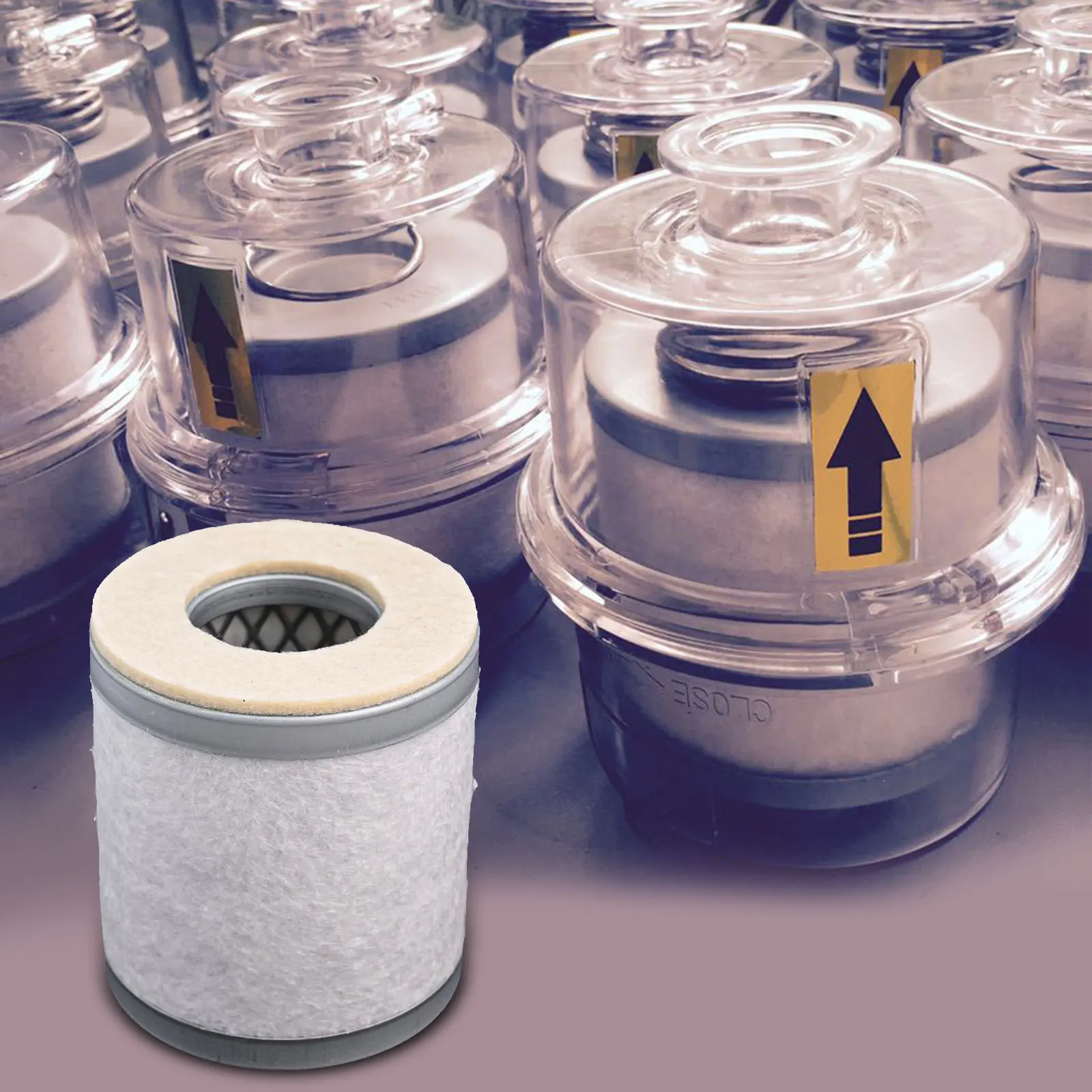 Convenient Quick Release Installation Oil Mist Removal Device for Vacuum Pump Oil Separation Exhaust Filter KF25KF40