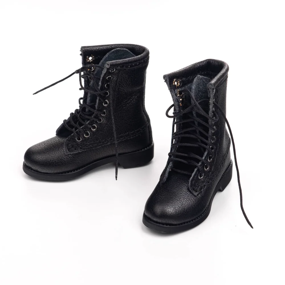 

DID MA80182 1/6 Soldier Leather Black Short Boots Model 12''American F14 Pilot