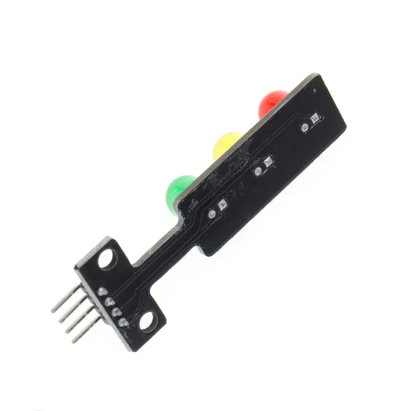 LED traffic signal module 5V red, yellow and green lights e-learning building blocks programming single control panel