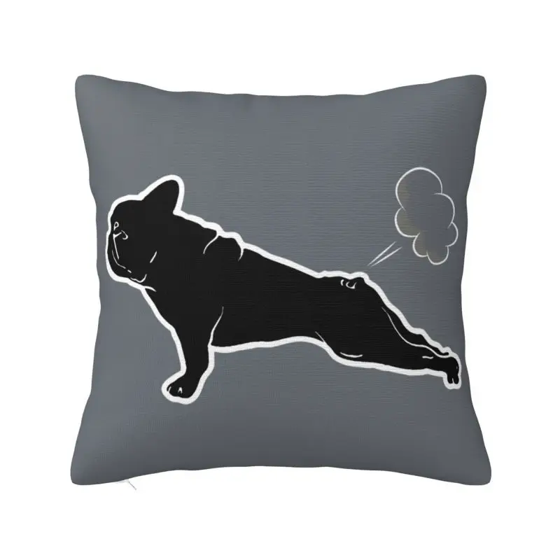 

Изготовленный на заказ французский бульдог, поза йоги, наволочка, украшение, наволочка с принтом для автомобиля, двухсторонняя