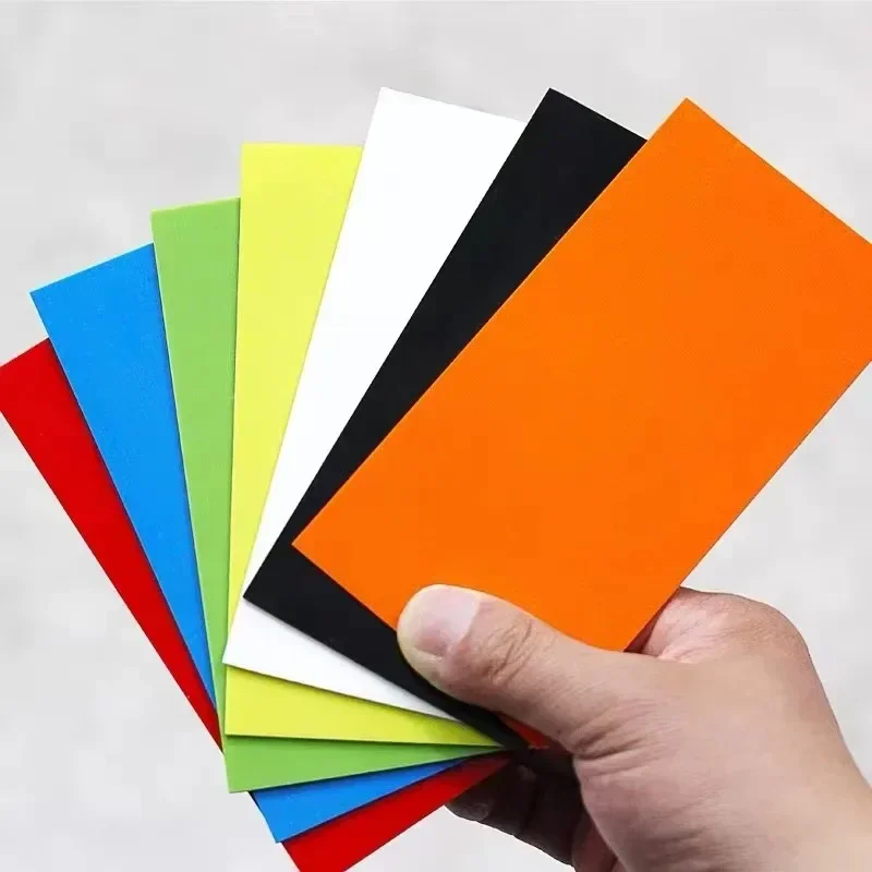 Accessoires de poignée d'outil de bricolage, fibre de verre G10, matériau de joint, fabrication de patchs, 5 couleurs, 120 × 40 × 1mm