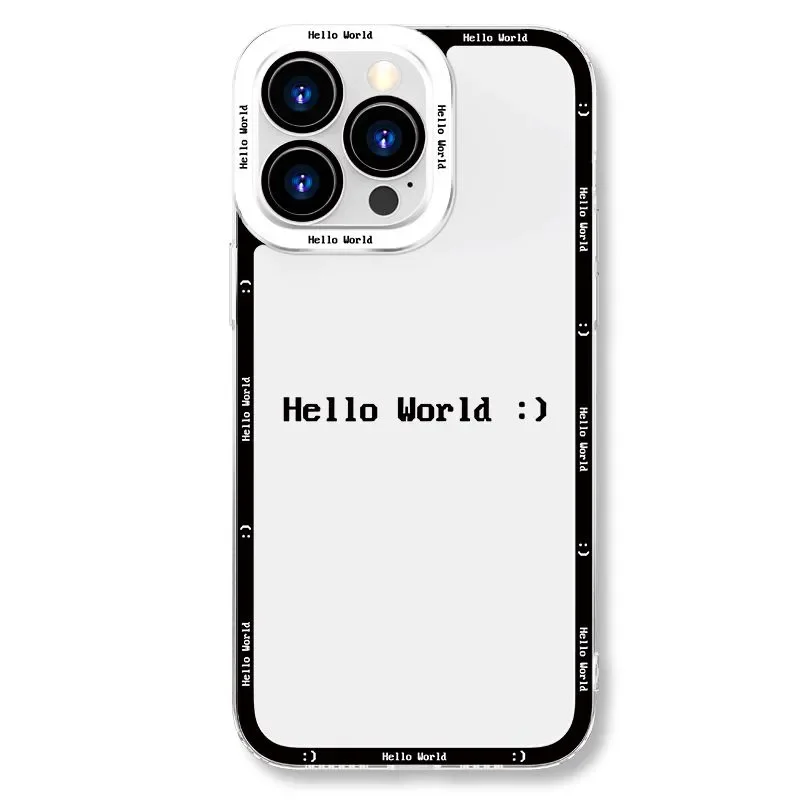 Office Worker Programmer  Creative For iPhone Case 16 15 14 13 12 11 Pro XR XS Max 7 8 Plus Shockproof Phone Y2K INS Cover