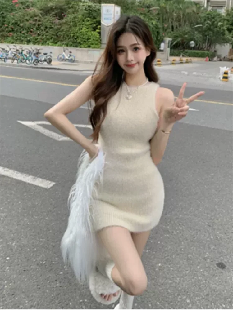 

Summer Women Dress 2022 Bodycon Evening Female Vintage Maxi Party Beach Women Dresses Light Casual Prom Sexy Skinny Knitted