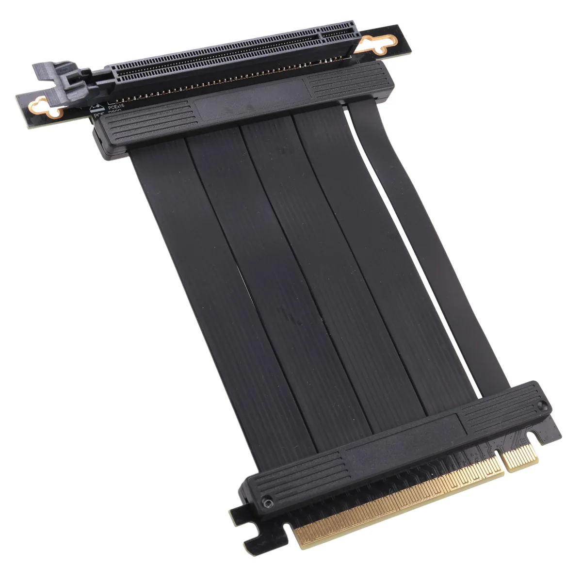 

PCIE 4.0 16X Riser Cable Graphics Card Extension Cable PCI Express Port GPU Riser Extender,90 Degrees