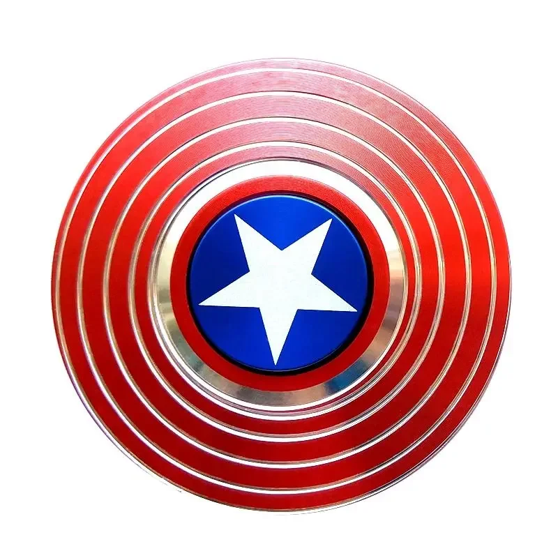 Marvel Fidget Spinner Finger Rotating Metal Finger Captain America Thor Spiderman Reducing Stress in Class Boring Kids Toys