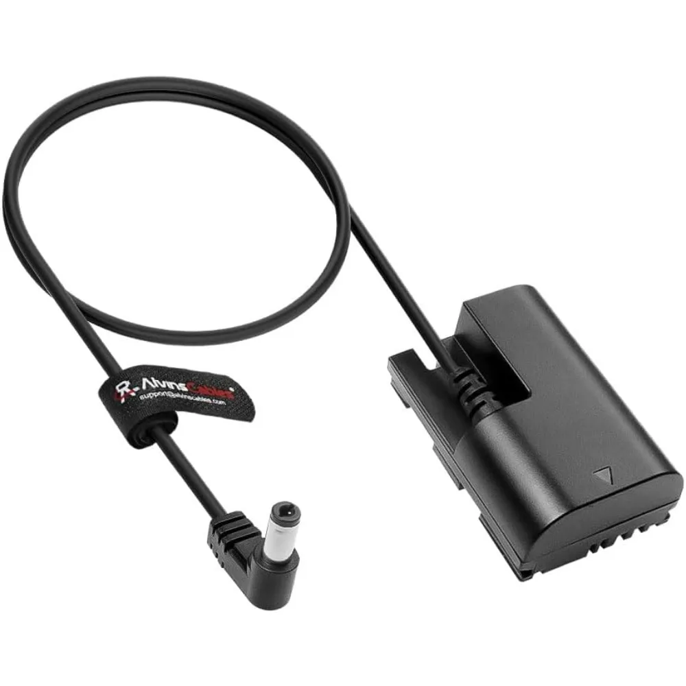 

Alvin's Cables LP-E6NH Dummy Battery to DC Power Cable for Canon-R5C Camera, EOS R7 R6 R 90D 80D 7D Mark II 7D 70D6D